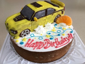 アメ車立体ケーキ