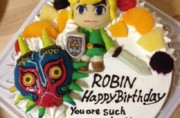 ゼルダの伝説ゲームキャラケーキ立体ケーキ