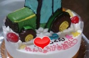 トラクター立体ケーキ