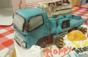コンクリートポンプ車ケーキ