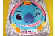 スティッチ顔ケーキ