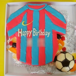サッカーケーキ