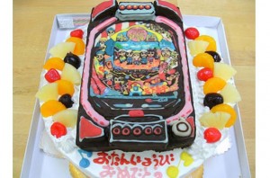 パチンコ台ケーキ