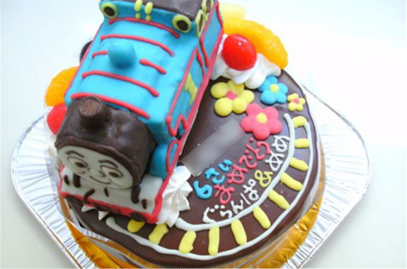 トーマスケーキ ｵﾘｼﾞﾅﾙｹｰｷ おぐに 電車 車 ｷｬﾗｸﾀｰ 似顔絵ｹｰｷ宅配通販