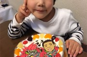 仮面ライダーエグゼイドと似顔絵のケーキ