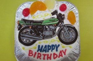 バイクイラストケーキ