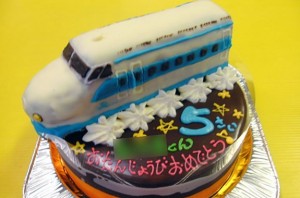 0系新幹線ケーキ