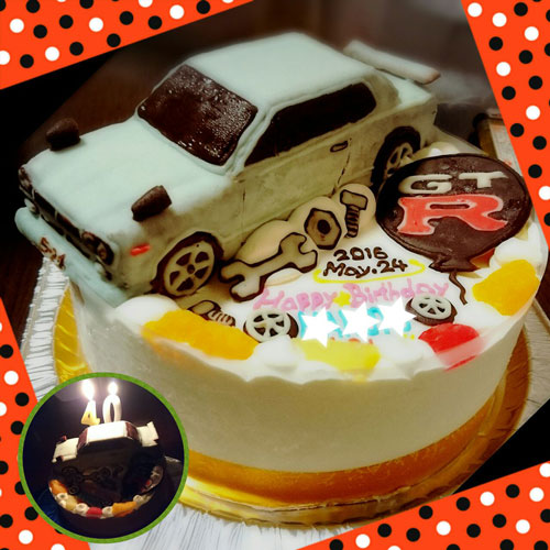 ＧＴ-Ｒ車ケーキ