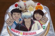 マンガの登場人物とキャラクターと似顔絵ケーキ