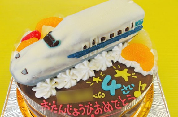 700系新幹線ケーキ ｵﾘｼﾞﾅﾙｹｰｷ おぐに 電車 車 ｷｬﾗｸﾀｰ 似顔絵ｹｰｷ宅配通販
