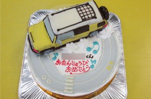 FJクルーザ車立体ケーキ