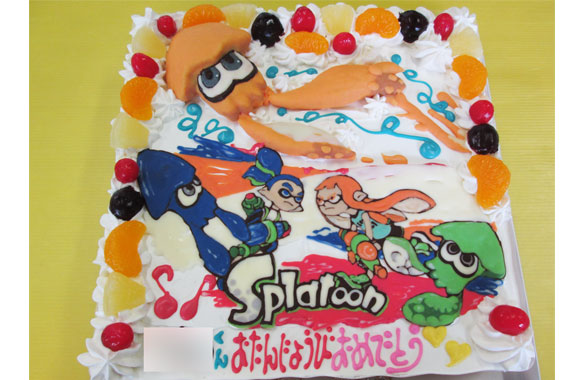 スプラトゥーンケーキ