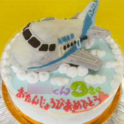 ＡＮＡ飛行機立体ケーキ