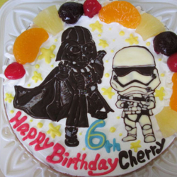 スターウォーズケーキ