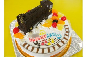 ＳＬ機関車ケーキ