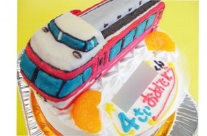 小田急7000系ロマンスカー電車ケーキ