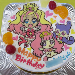 プリキュアケーキ