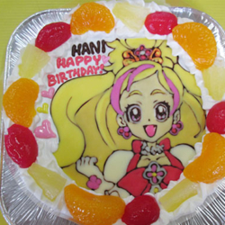 プリキュアケーキ