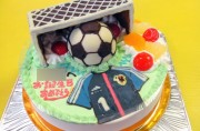 サッカーケーキ