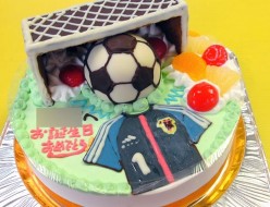 サッカーケーキ