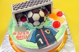 サッカーケーキ