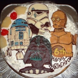 スターウォーズケーキ