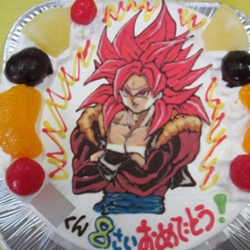 スーパーサイヤ人ケーキ