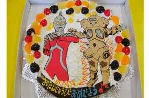 ウルトラマンとウルトラ怪獣ケーキ