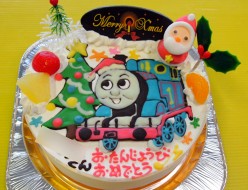 トーマスクリスマスケーキ