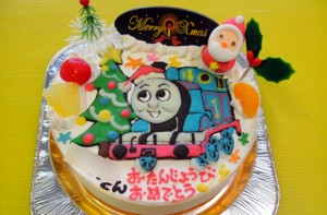 トーマスクリスマスケーキ