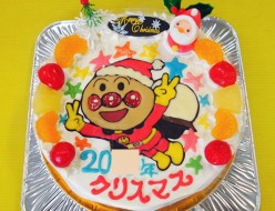 アンパンマンのクリスマスケーキ