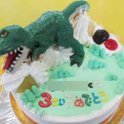 ティラノサウルス恐竜ケーキ