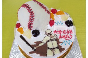 野球イメージケーキ