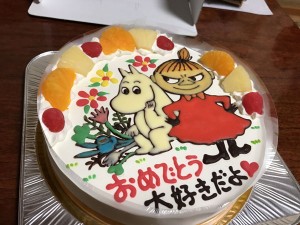 ムーミンケーキ