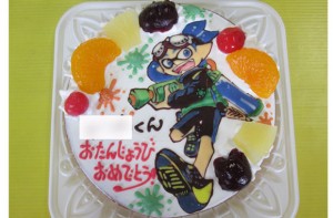 スプラトゥーンケーキ