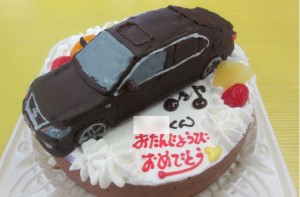 レクサス車立体のせケーキ