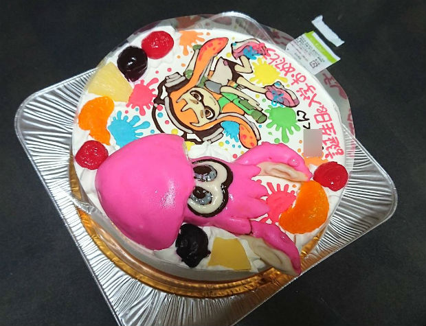 スプラトゥーンケーキ