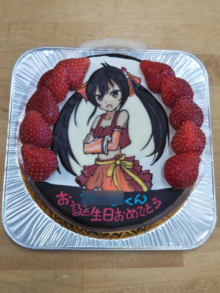 アイドルマスターのケーキ