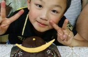 武将兜立体ケーキ