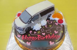 トヨタヴェルファイア車立体ケーキ