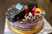 ホンダのインスパイア車立体ケーキ