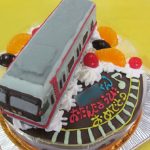 電車立体ケーキ