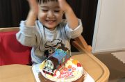 トーマス立体ケーキ