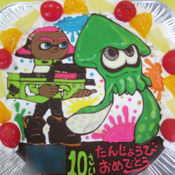 スプラトゥーンケーキ