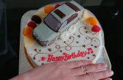車立体ケーキ