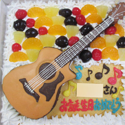 ギター立体ケーキ