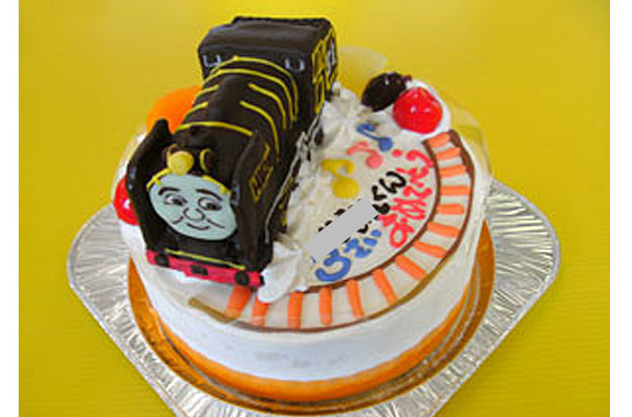 トーマスの仲間ヒロ立体ケーキ ｵﾘｼﾞﾅﾙｹｰｷ おぐに 電車 車 ｷｬﾗｸﾀｰ 似顔絵ｹｰｷ宅配通販