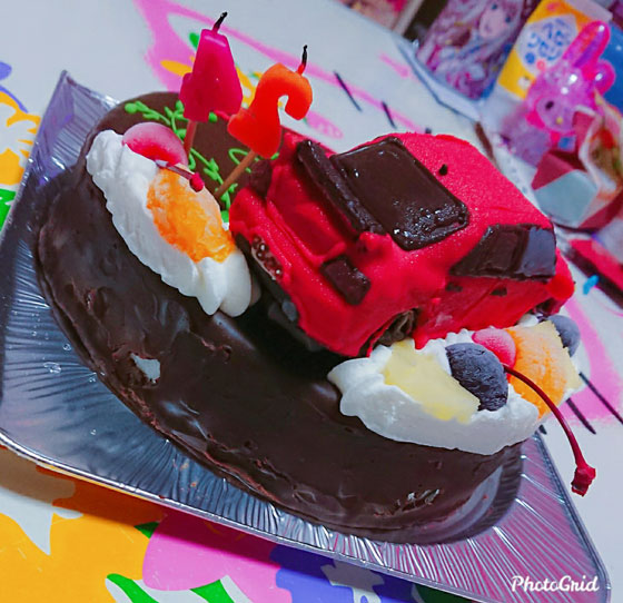 三菱ランサーエボリューション立体ケーキ