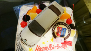 BMW車ケーキ