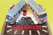 電車ケーキ